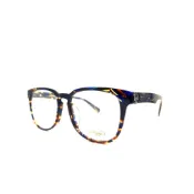 Ed Hardy 潮流精品 復古龐克 視覺張力 玳瑁琉璃藍大鏡面＋老虎頭立體logo 光學眼鏡