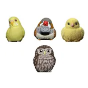 噗噗家玩具舍 [現貨] 日版 bandai 掌上型 小鳥 4  文鳥 鸚鵡 鳥  盒玩 食玩  裝飾 擺飾 ~ 單售