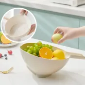 (店+)【LEBON】握把式廚房淘米瀝水籃403洗米籃 洗菜 水果籃 瀝水盆