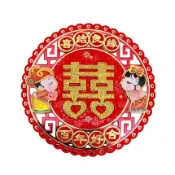 💖婚禮用品 💖結婚大門門貼喜字婚房裝飾佈置囍字