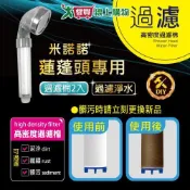 米諾諾 加壓蓮蓬頭濾心2入 蓮蓬頭專用 濾心 加壓過濾棉【愛買】