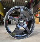 土城輪胎王 類 RAYS 57CR 19吋旋鍛鋁圈 亮黑車邊 5/100 5/108 5/112 5/114.3 五爪