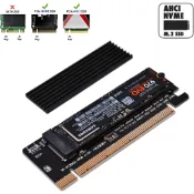 EZDIY-FAB NVME PCIE 4.0 轉接卡附散熱片 M.2 NVME SSD轉PCIE x16插槽高速擴充卡