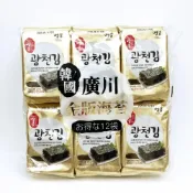 (店+)韓國 金版 廣川海苔 韓國海苔片 3.5gx12包