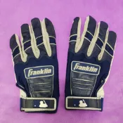美國帶回 MLB 美國大聯盟 職業等級 Franklin CFX Pro 棒球 打擊手套 深藍灰 XXL號