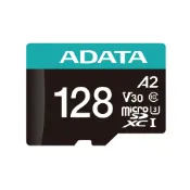 【松果購物】威剛 Premier Pro microSDXC UHS-I U3 A2 V30 128G記憶卡(附轉卡) GJ28830