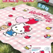 【臺灣-出貨】-三麗鷗hellokitty一次性野餐墊戶外春遊露營燒烤無紡佈防水墊PUSB