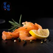 (店+)【寶漁極鮮】智利煙燻鮭魚薄片｜櫻桃木燻製香氣濃郁｜退冰即食快速方便｜百搭食材輕鬆上桌｜清爽健康零負擔｜日常也要有儀式感