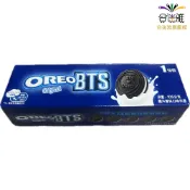 BTS限量聯名 OREO奧利奧夾心餅乾-香草口味夾心 105g/盒  13款圖案餅乾隨機【合迷雅旗艦館】