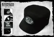 REPUTATION X SCENIC SR聯名 hat cap 毛料軍帽  刺繡Logo 黑色 new era  HUF  nike adidas new york  hat cabal remix dickies