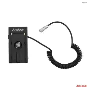 Andoer F970電池扣板轉BMPCC 4K攝像機 電源線(12V彈簧) 適用於Sony NP-F970/F750/