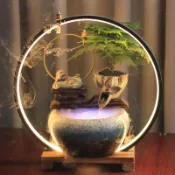 帝筑-Xinghan｜聚寶盆 招財擺飾 流水擺件 招財進寶循環水辦公室電視櫃玄關客廳輕奢飾品擺件