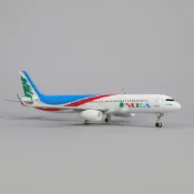 黎巴嫩中東航空 A321neo 1:235 飛機模型 MEA空客 空中巴士航空模型 客機民航機玩具 19公分