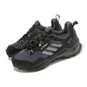 【adidas 愛迪達】戶外鞋 Terrex AX4 GTX W 女鞋 黑 灰 防水 登山 越野 郊山 (HQ1051)