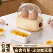 熱品❤️多功能煮蛋器辦公室迷你蒸蛋器防乾燒小型早餐機宿舍蒸蛋神器