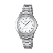CASIO  復古傳統時尚女性腕錶-銀-LTP-1128A-7B