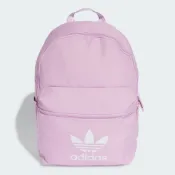 adidas愛迪達三葉草經典款 LOGO 後背包 粉紅色後背包 水壺雨傘後背包 JI9433