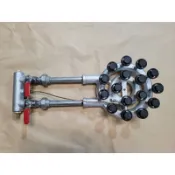 「台灣製造工廠直營」16芯雙管手點黑頭低壓噴火爐（不含碗公）營業用 快火爐 黑頭爐 快速爐
