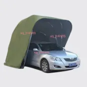 彪羚半自動全自動移動摺疊車庫伸縮汽車遮陽棚防暴曬防塵車棚（不含運9.17