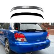 適用斯巴魯翼豹Impreza WRX旅遊版2001-2007中翼尾翼擾流板改裝