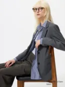 【UNIQLO】女裝 西裝外套(格紋) 489025