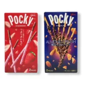 glico Pocky 杏仁脆粒巧克力棒 / 草莓果肉巧克力棒