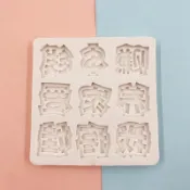 ♠♥賺錢養家愛我疼娃翻糖巧克力硅膠模具蛋糕裝飾擺件生日快樂烘焙