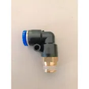 (店+)勁力空壓機械五金 ※ 省力接頭 外牙1/4 (2分PT) *8mm L型 外牙彎通 快速接頭 風管 PU管(PL802