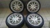 (已售出)SSR SP3 4孔100 17吋 FIT YARIS MINI ENKEI WORK S1 S1R BBS