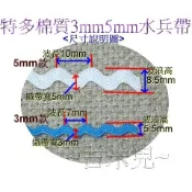 ~吉米兒~花邊織帶配材-3mm特多棉質水兵帶/波浪邊(山型帶/山道帶/東方打/東山打)