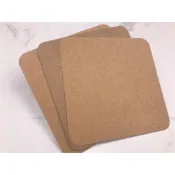 牛皮紙卡13.5X13.5公分  戳章 手寫 打洞  紙卡 紙牌 便條紙 明信片 小卡片 空白明信片 空白卡片 手繪卡片