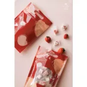 春漾 亮面 10入 一斤夾鏈袋 一斤手提夾鍊立袋 餅乾袋 雪Q餅袋 牛軋糖袋 牛軋餅袋 花生糖袋 《巧緻》 ，春漾夾鏈袋