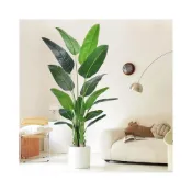 (店+)合枋傢俱 仿真綠植盆栽旅人蕉落地盆景裝飾綠植仿真盆栽天堂鳥假綠植擺件