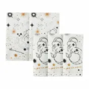 【啄木鳥藥局】KUKU 十二星座紗布手帕3入/紗布澡巾2入