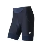 【PEARL iZUMi】涼感3D極厚褲墊女短車褲 黑 W230MEGAII-1(初學者/長途/抗UV/單車/運動/自行車/日本製)