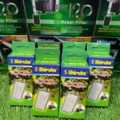 ［水族最便宜］台灣製銀箭 PF-120型 外掛過濾器 專用替換活性碳板 2入/盒