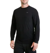 【【蘋果戶外】】Outdoor Research OR242884 0001 美國 男 MEN'S SEQUENCE L/S CREW 黑色 長袖排汗衣 OR50746