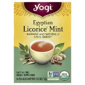 【iHerb】約琪, 埃及甘草® 薄荷，無咖啡萃取，16 茶包，1.12 盎司（32 克）