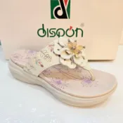 dispon 地之柏輕量立體花夾腳女涼拖鞋 5513