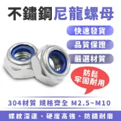 Xilla 尼龍防鬆螺母 304不鏽鋼 鍍黑 六角螺母 止滑螺母 自鎖螺母 M4 M5 M6 M8 機車螺帽 改裝配件