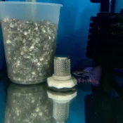 [夢幻孔雀]不鏽鋼6分外牙魚缸快排防漏網、防止魚流出、溢流孔溢流網、排水孔出水口、水塔接頭防漏網、水晶蝦出水口保護炸彈頭