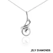 JELY 愛戀氣息0.30克拉美鑽墜鍊