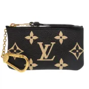 【DOKODEMO】狀況良好路易威登 Clé Monogram Empreinte M80885 Noir 零錢包 黑色 LV 0337 [二手]LOUIS VUITTON
