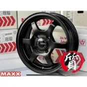 【五股泓越經銷】全新 泓越 MAXX 鋁圈 14吋 M838 平光黑 類TE37 輕量化 六爪 深唇 海拉風