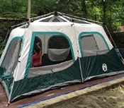 Costco Coleman 速開型全罩式十人帳篷 贏速開型全罩型六人黑膠帳篷 #592341