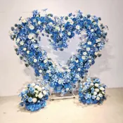 免運⭐統編💌 愛心裝飾花架組 佈置 婚慶蝴蝶造型架 生日網紅酒店架 月亮心形裝飾架 氣球拱門支架 愛心氣球架 婚慶拱門架
