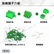 建國牌 EDGRKC免焊接線端子座 5.08mm間距 可鎖板固定對接 電線連接器 端子台 12P整套