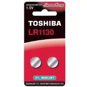 愛樂購 【東芝Toshiba】LR1130鈕扣型189鹼性電池2粒裝(1.5V LR54鈕型電池 無鉛 無汞)