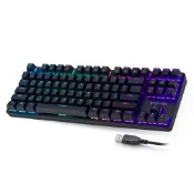 【蝦皮直營】RONEVER RGB電競機械鍵盤 KB001 清軸 機械式 有線電競鍵盤 快捷鍵 自定義按鍵
