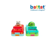 新品上市 Battat 龜兔碰碰賽車組 玩具車 小車車 碰碰車 慣性車